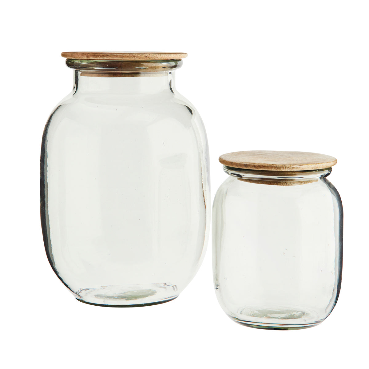 Glass Jar with Lid  D:13x17 cm