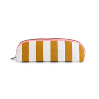 Thumbnail for PENCIL CASE GASTON STRIPES ECRU CARAMEL