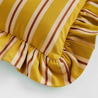 Thumbnail for Turmeric pop stripe cushion