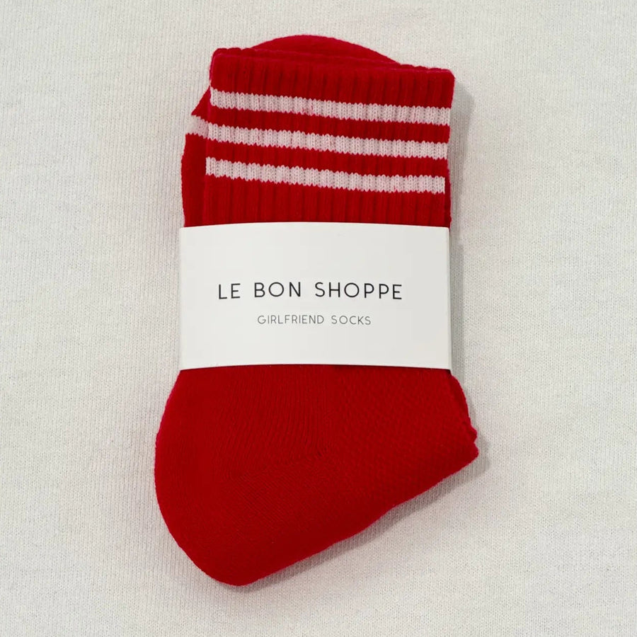 Girlfriend Socks: Scarlet