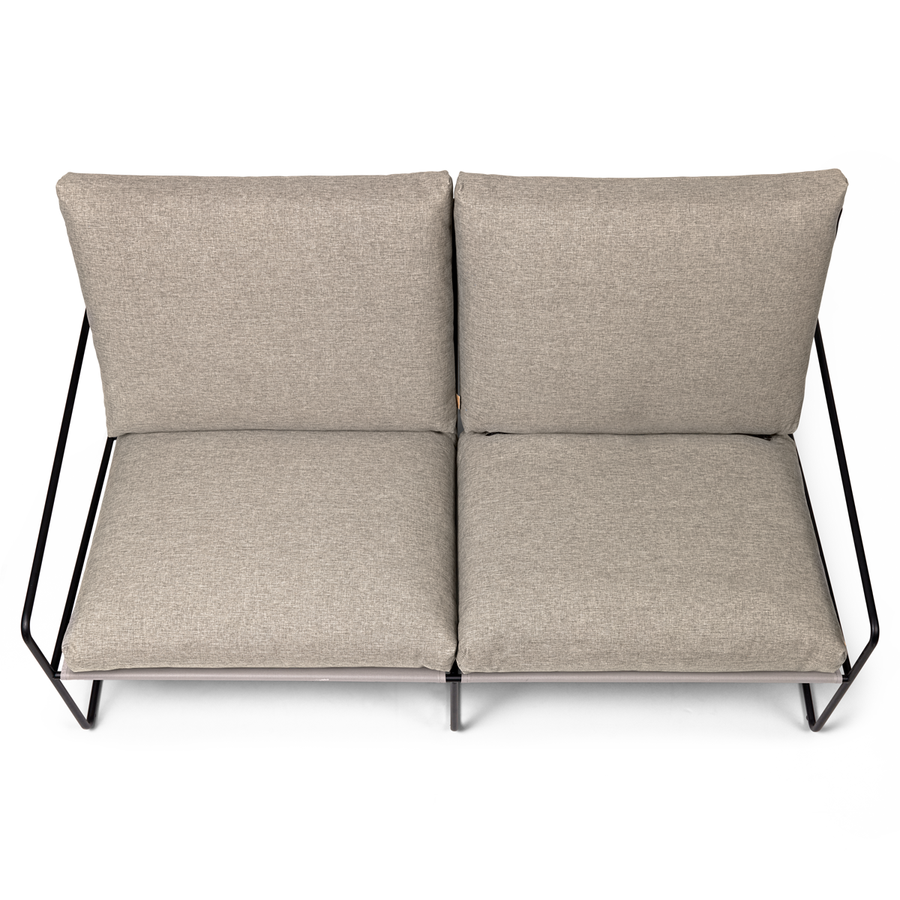 Desert 2-seater - Black - Dolce - Dark Sand