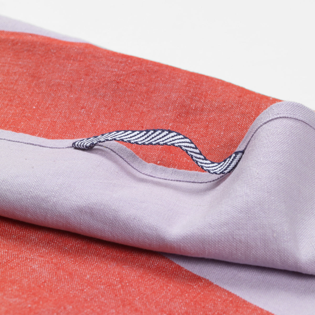 Hale Tea Towel - Red/Lilac