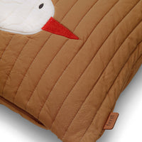 Thumbnail for Bird Quilted Cushion Rectangular - Sugar Kelp