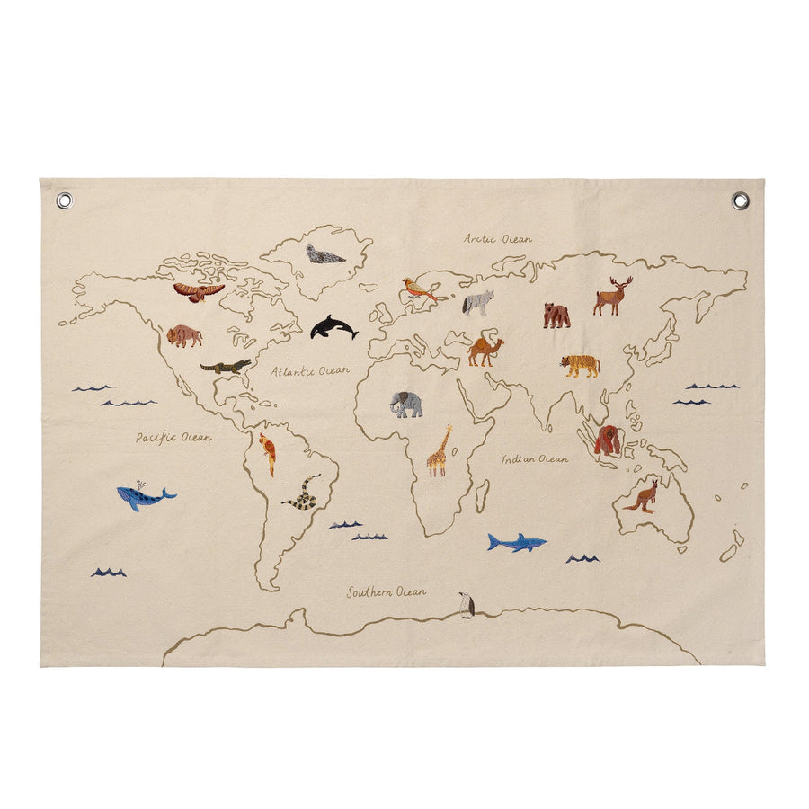 The World Textile Map - Off-White