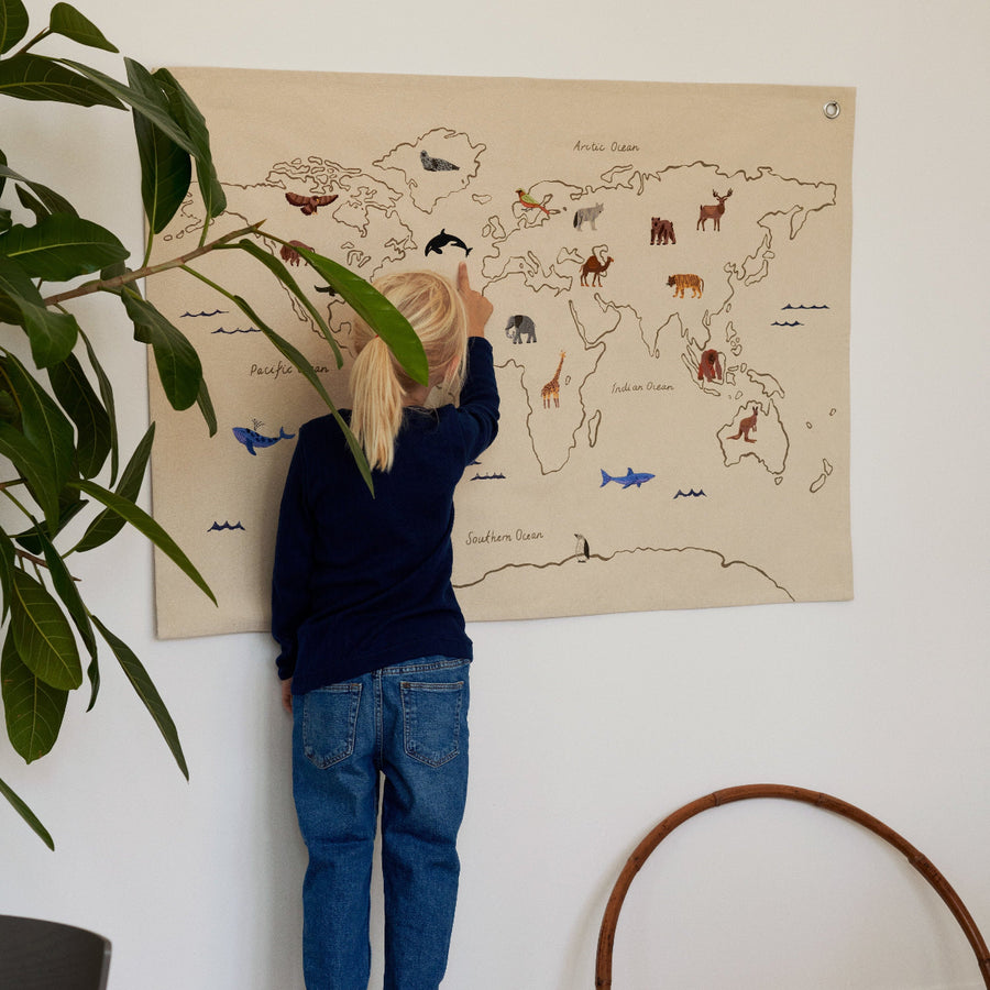 The World Textile Map - Off-White