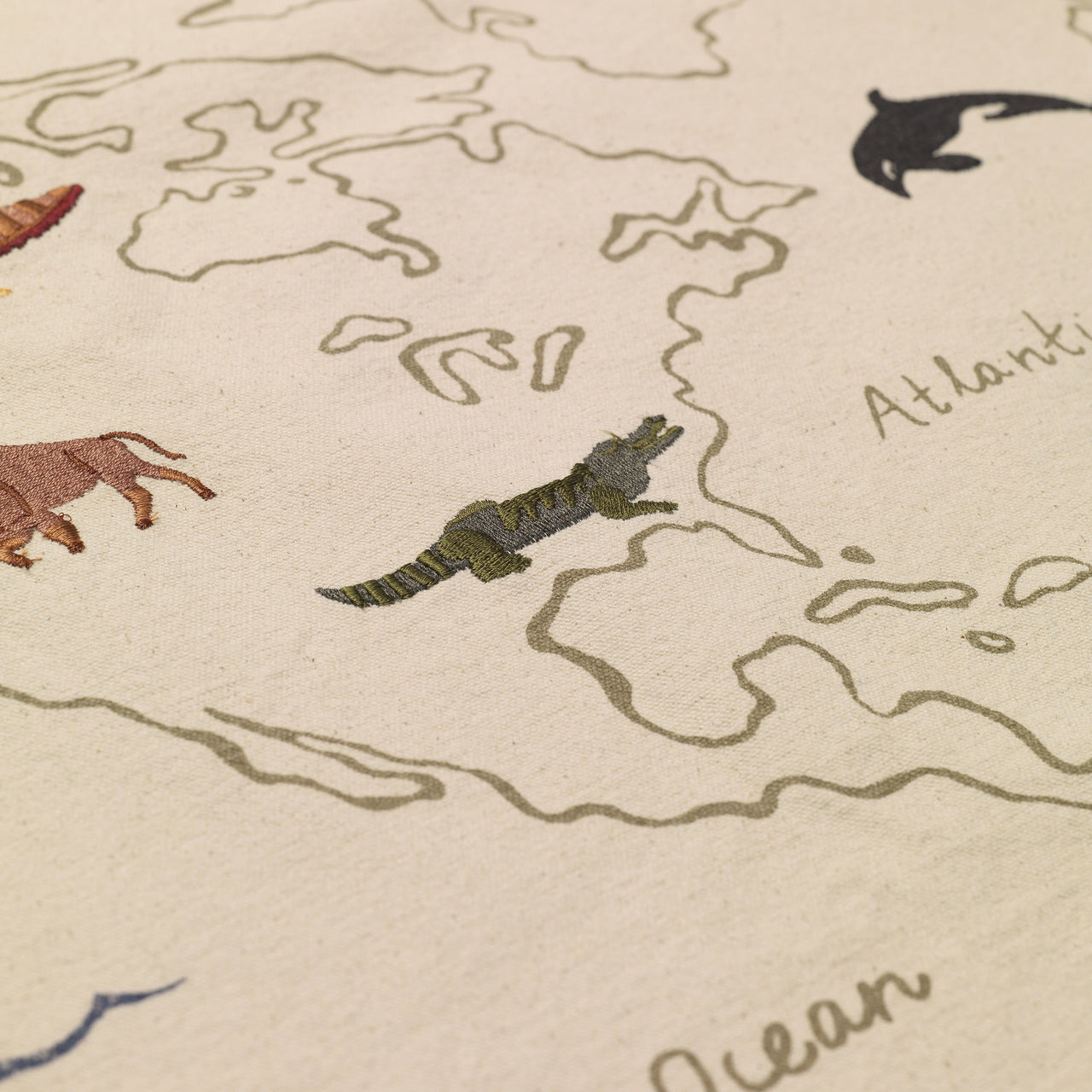The World Textile Map - Off-White