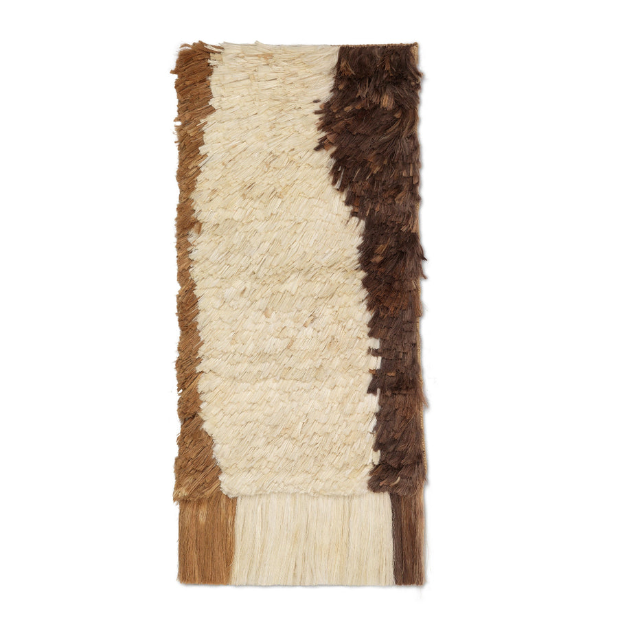 Edge Wall Rug - Off-White/Coffee