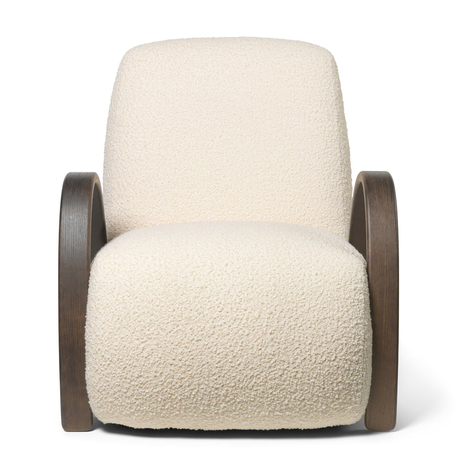 Buur Lounge Chair Nordic Bouclé - Dark St/Off-white