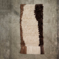 Thumbnail for Edge Wall Rug - Off-White/Coffee