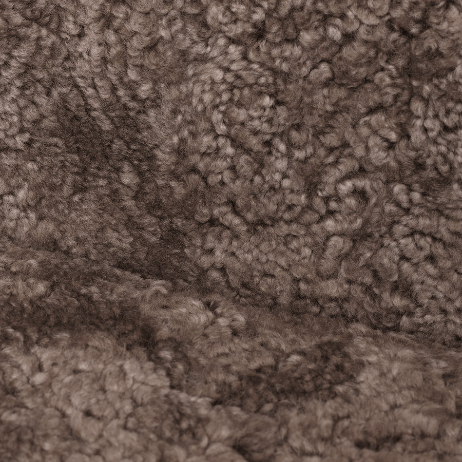 Buur Lounge Chair Sheepskin - Dark Stained/Sahara