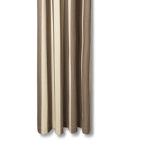 Thumbnail for Chambray Shower Curtain - Carob Brown/Parchment