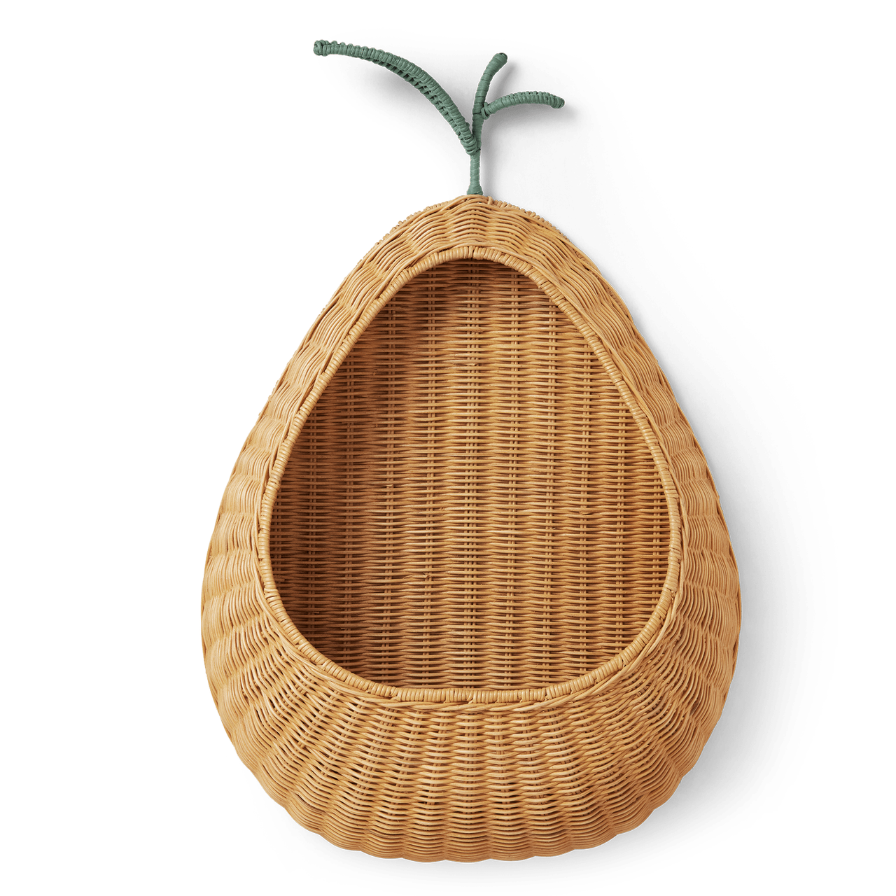 Pear Braided Wall Pocket - Natural