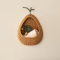 Thumbnail for Pear Braided Wall Pocket - Natural