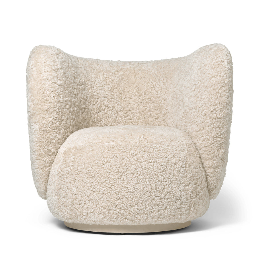 Ferm Living Rico Lounge Sheepskin - Moonlight