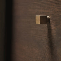 Thumbnail for Wooden door with a brass handle