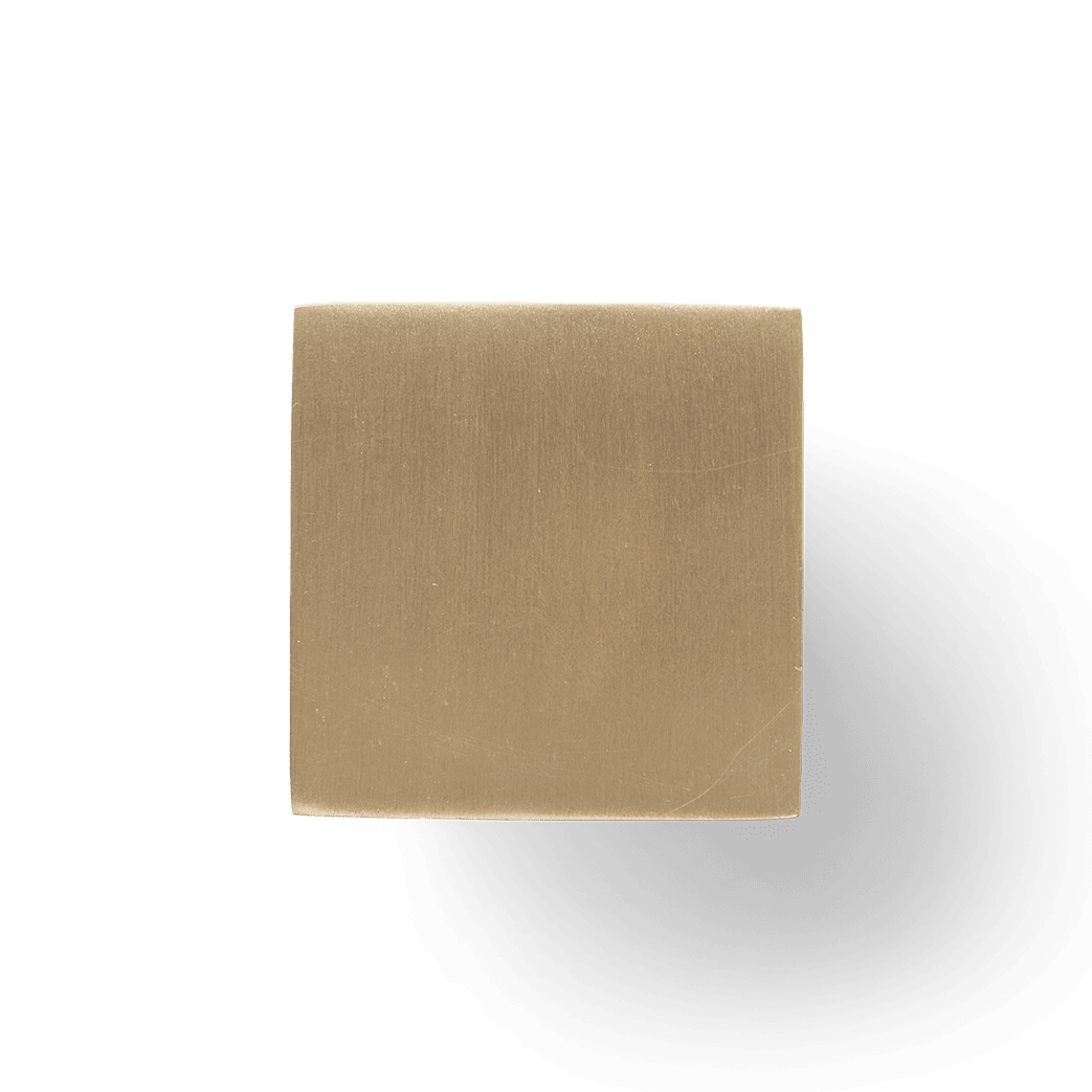 Square Hook - Large - Brass