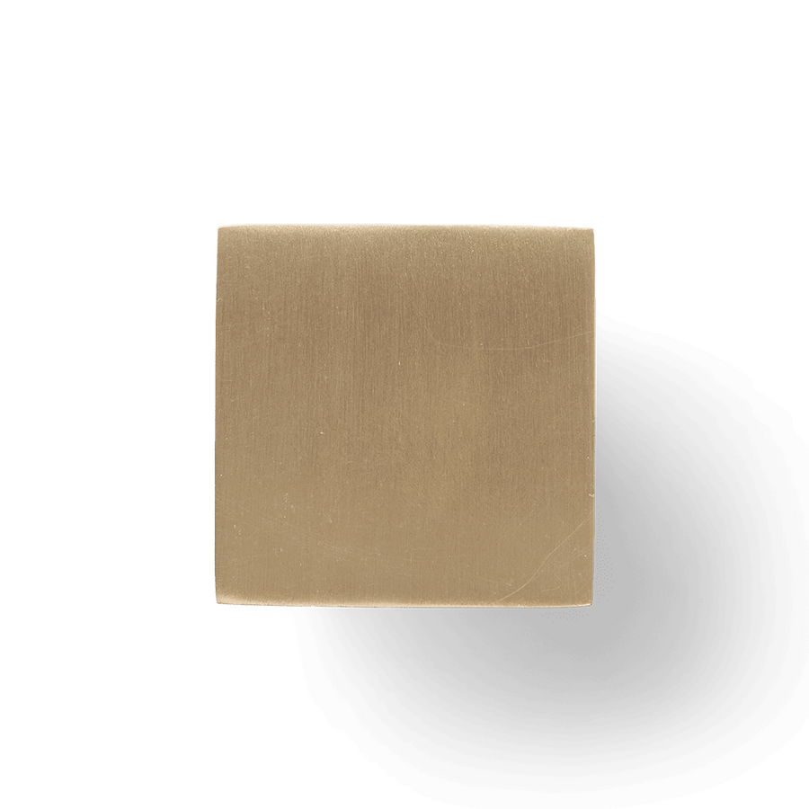 Square Hook - Large - Brass