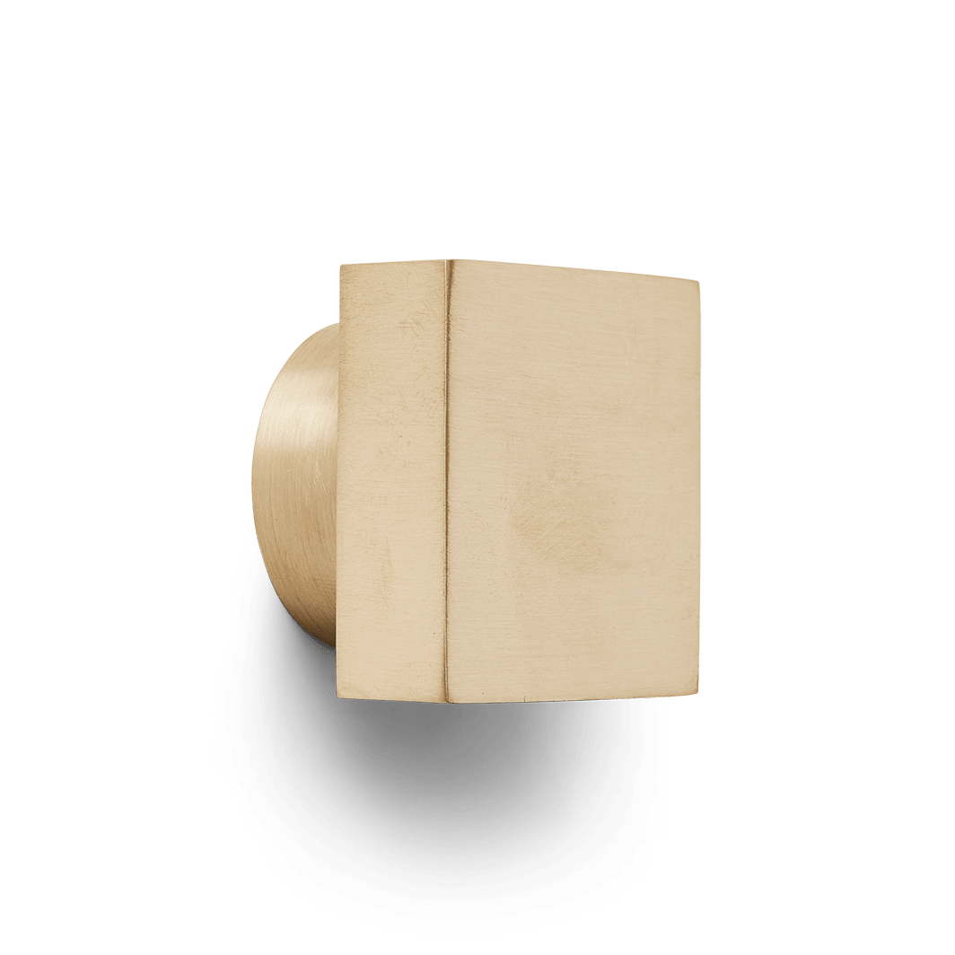 Square Hook - Large - Brass