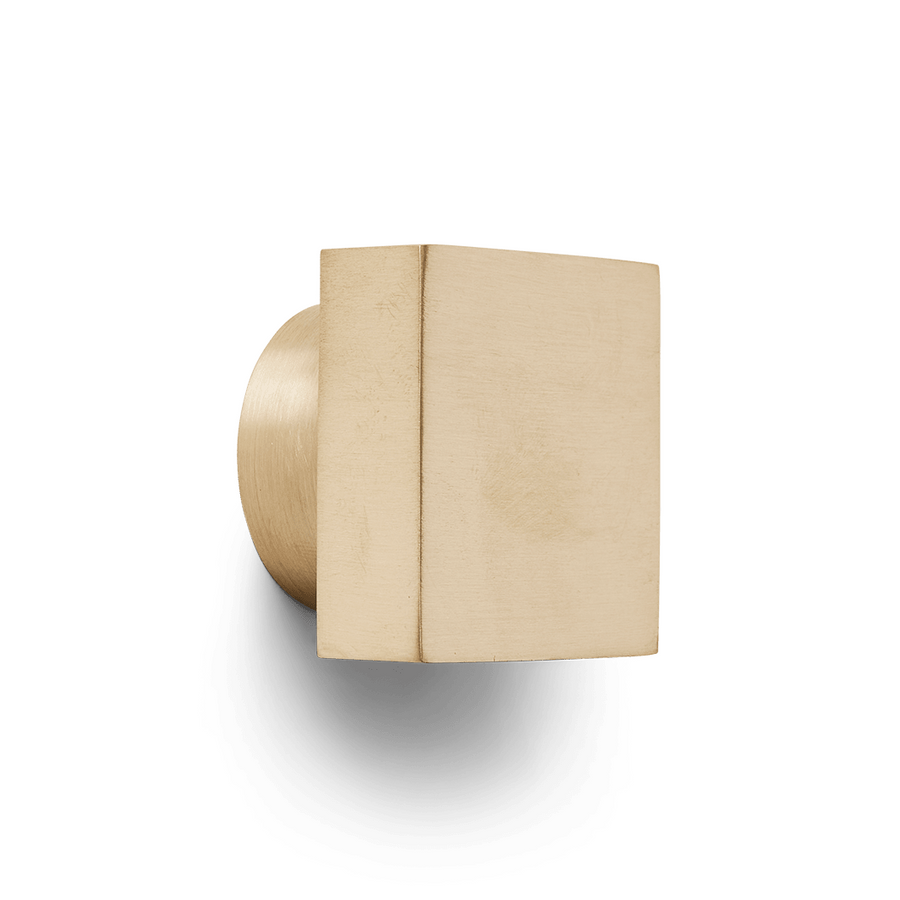 Square Hook - Large - Brass