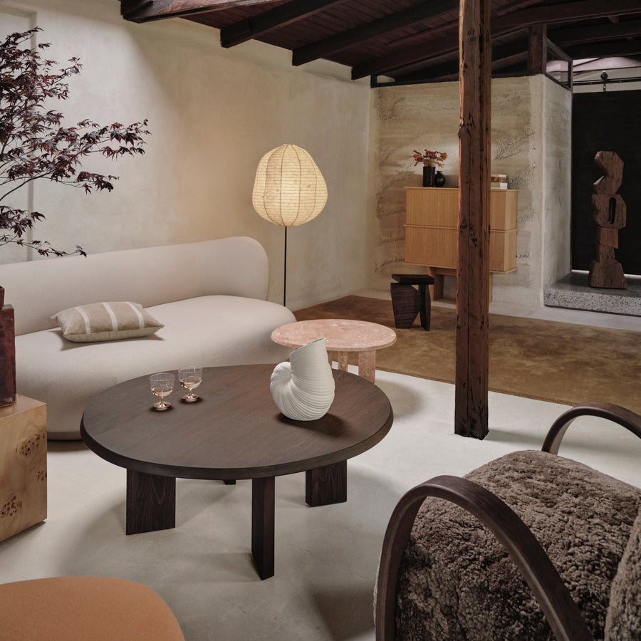 Buur Lounge Chair Sheepskin - Dark Stained/Sahara