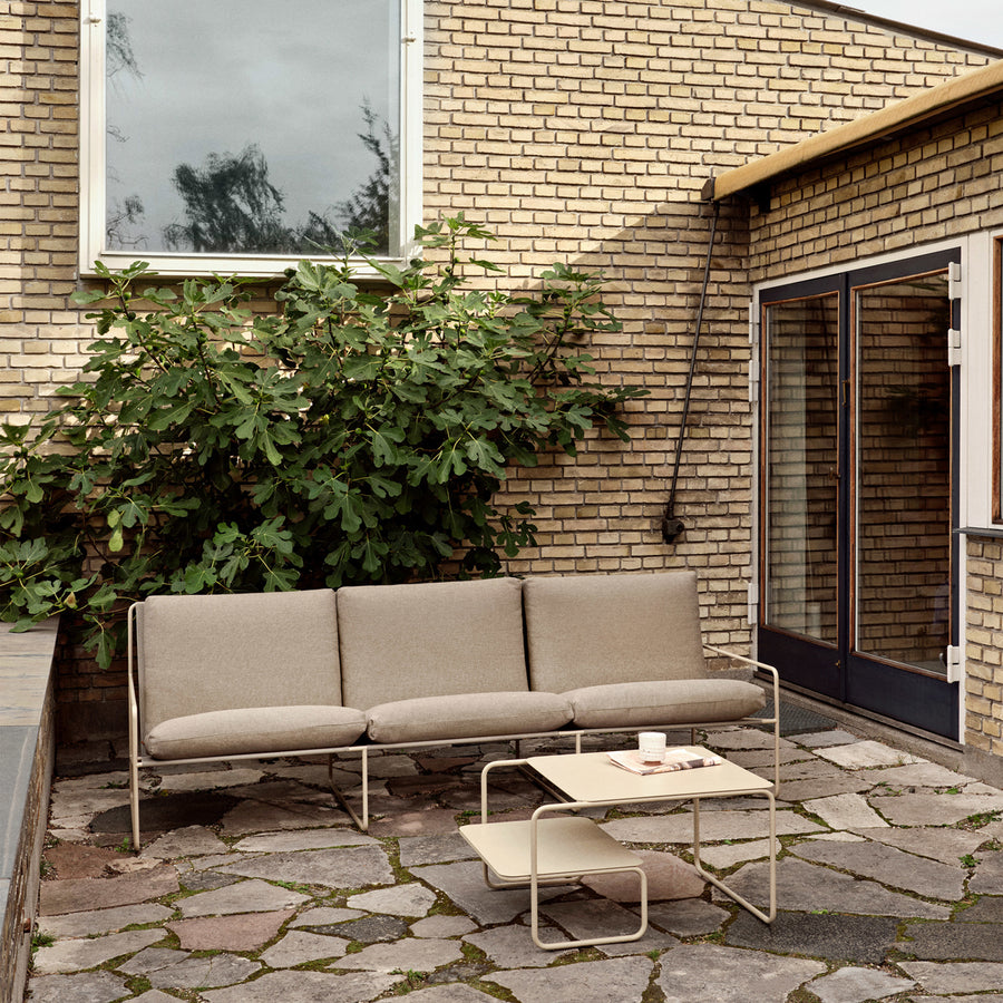 Desert 3-seater Dolce - Cashmere / Dark Sand