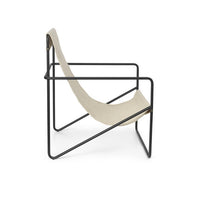Thumbnail for Desert Lounge Chair - Black/Sand