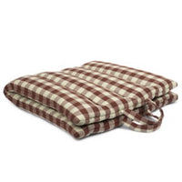 Thumbnail for Ferm Living Bothy Check Folding Mat - Cinnamon/Green
