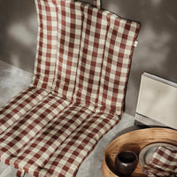 Thumbnail for Bothy Check Folding Mat - Cinnamon/Green