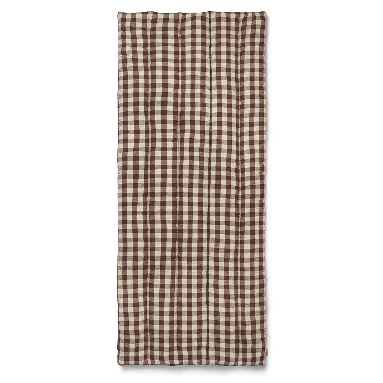 Bothy Check Quilted Mattress - Cinnamon/Green