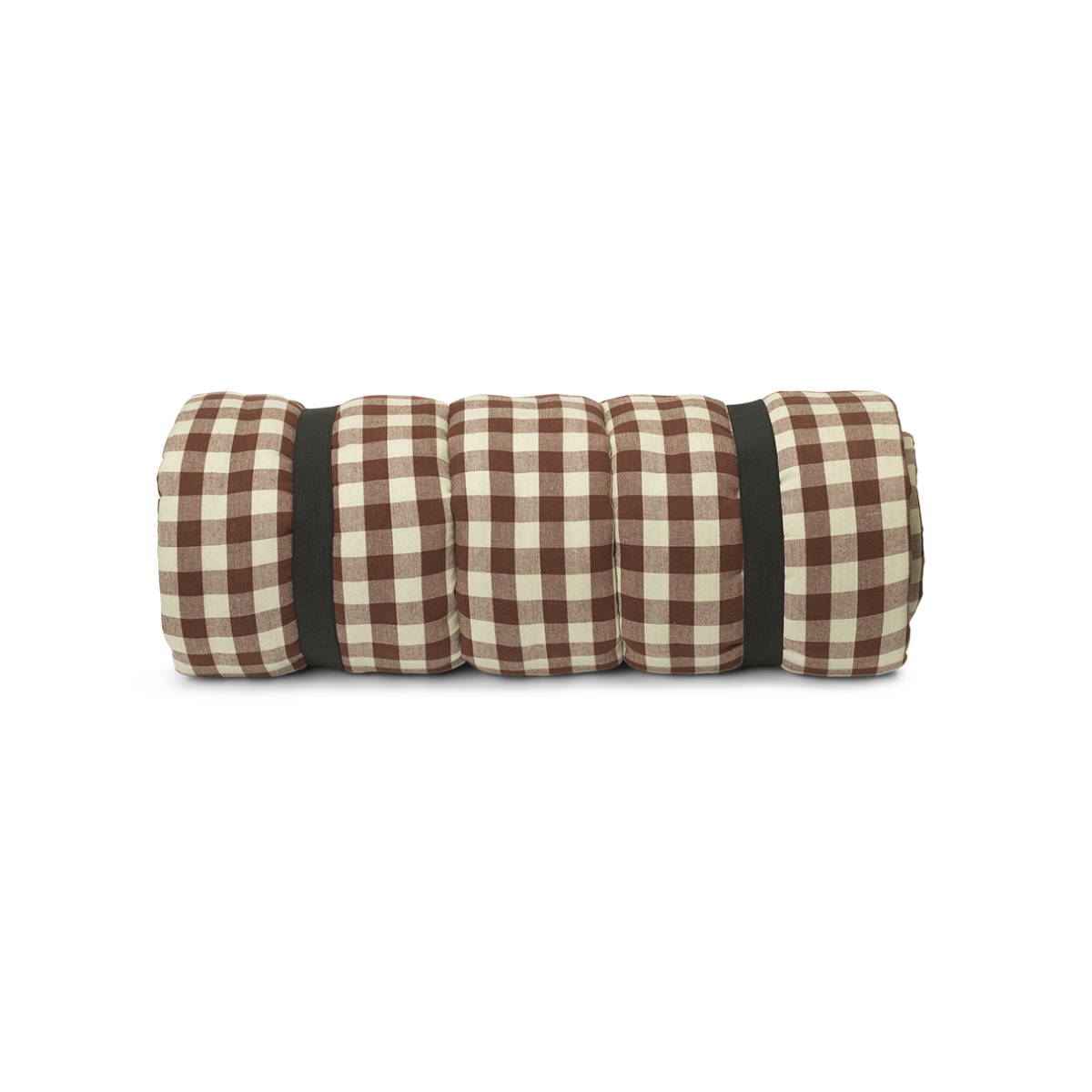 Bothy Check Quilted Mattress - Cinnamon/Green