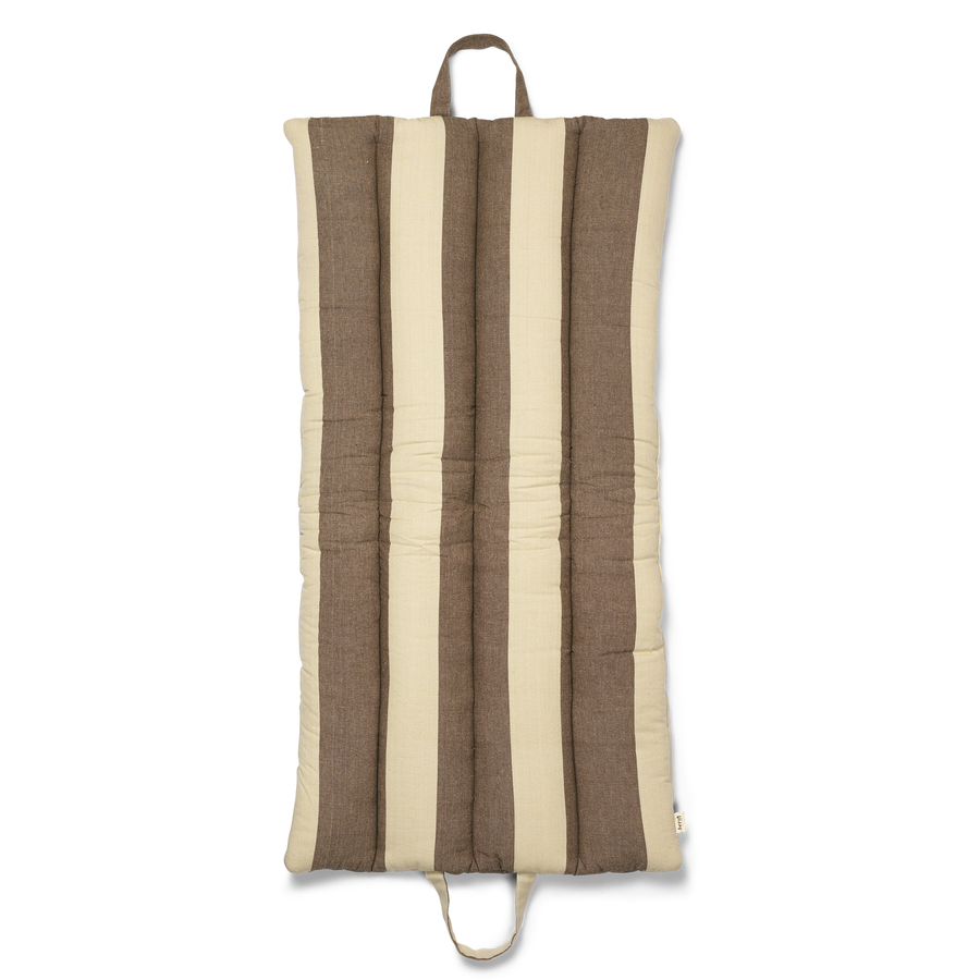 Strand Folding Mat - Carob Brown/Parchment