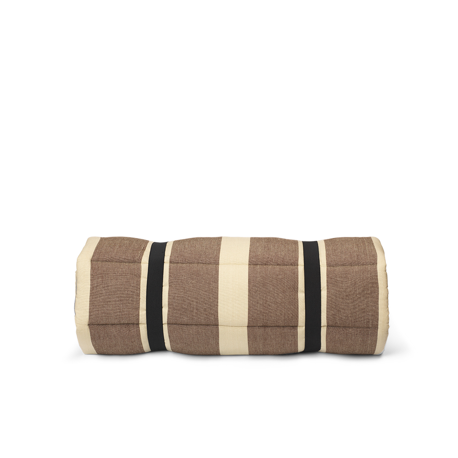 Strand Cushion - Carob Brown/Parchment