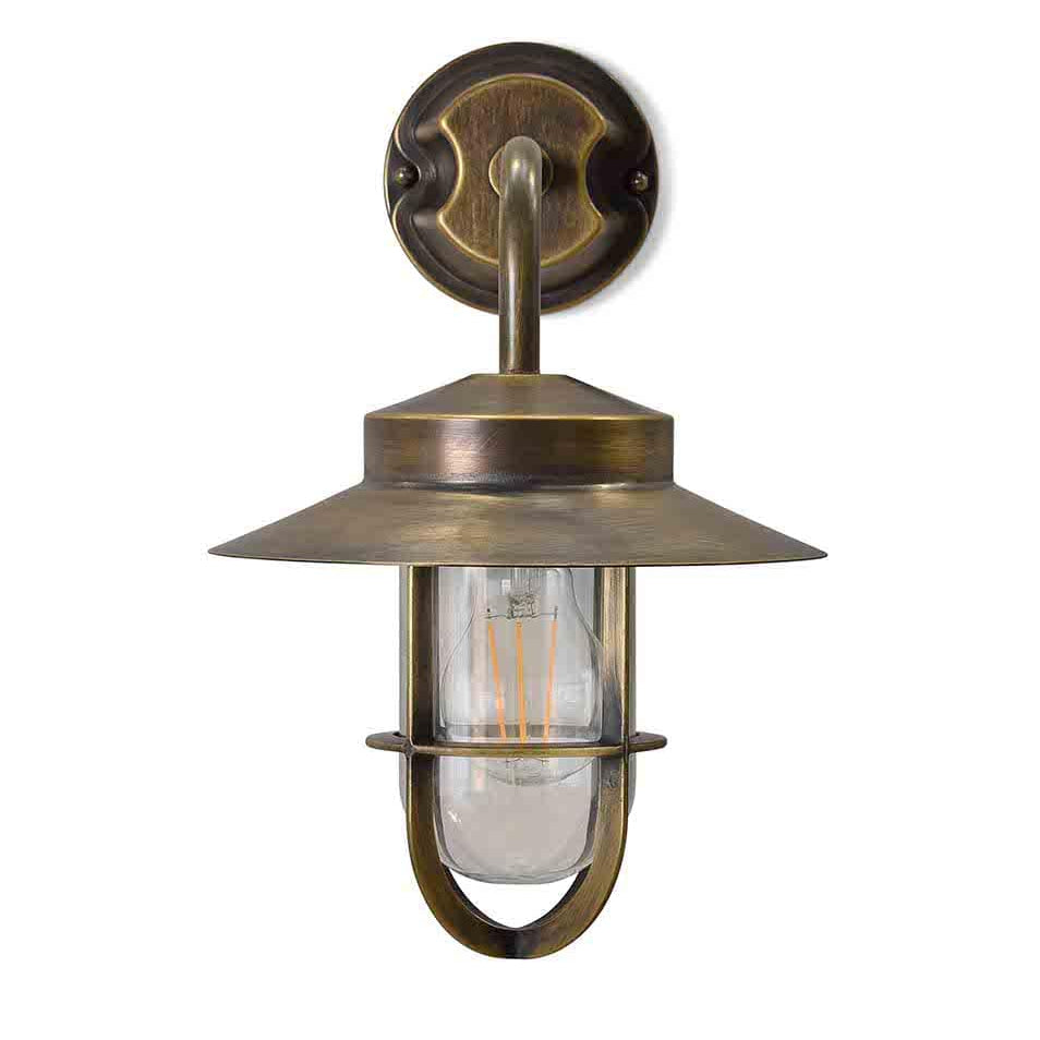Hanwell Wall Light Antique Brass