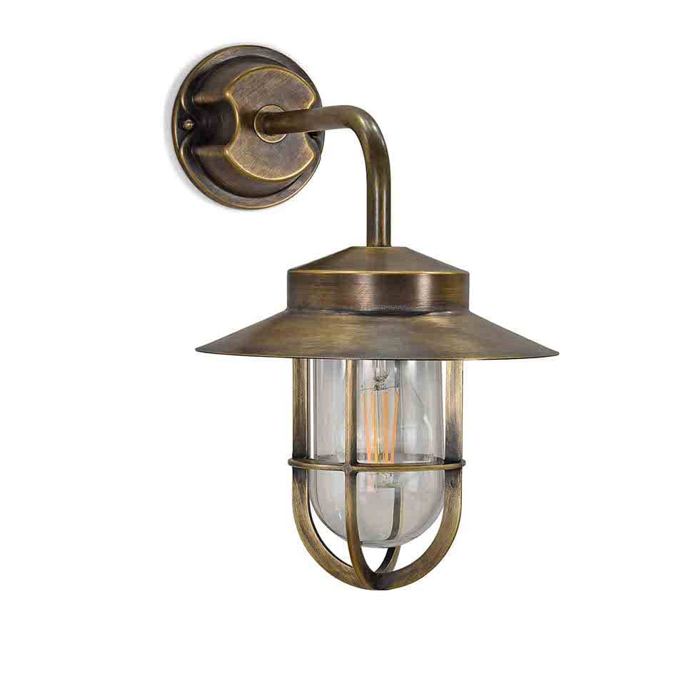 Hanwell Wall Light Antique Brass