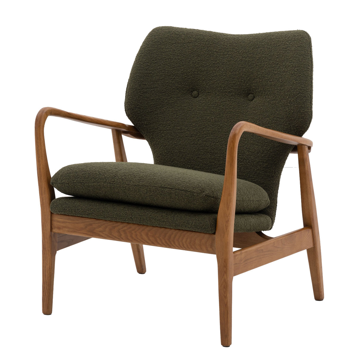 Jensen Armchair - Green Gallery Janson @ Folk Interiors