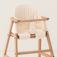 Thumbnail for Growing Green High Chair Cushion - Natural Honey Sweet Dots