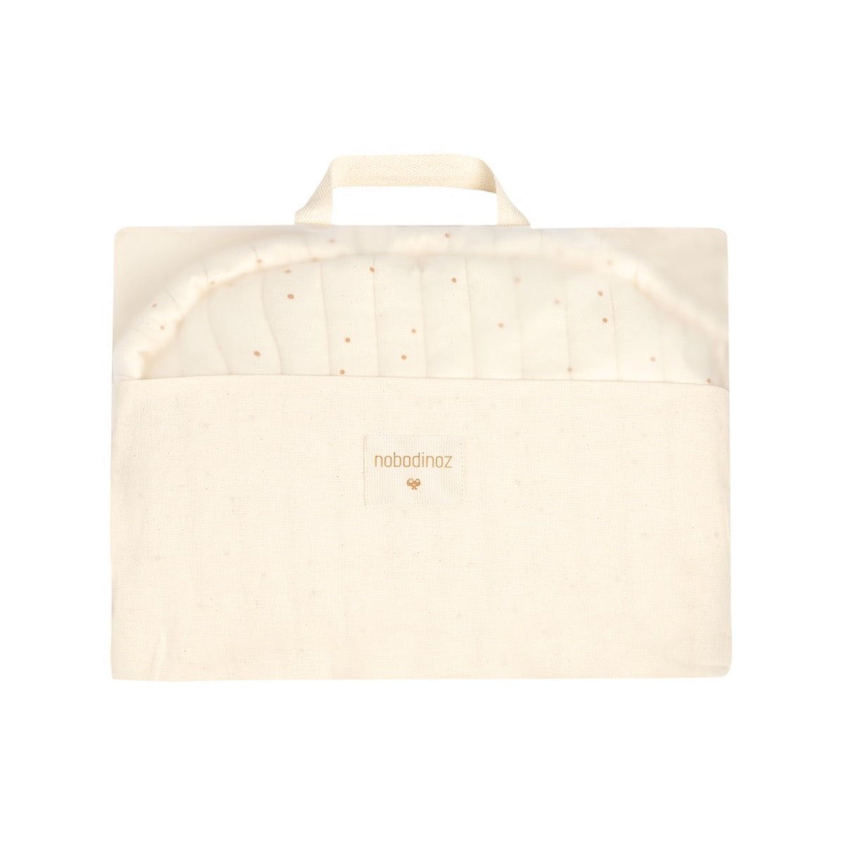 Growing Green High Chair Cushion - Natural Honey Sweet Dots