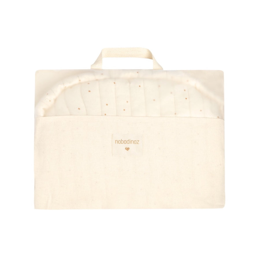 Growing Green High Chair Cushion - Natural Honey Sweet Dots