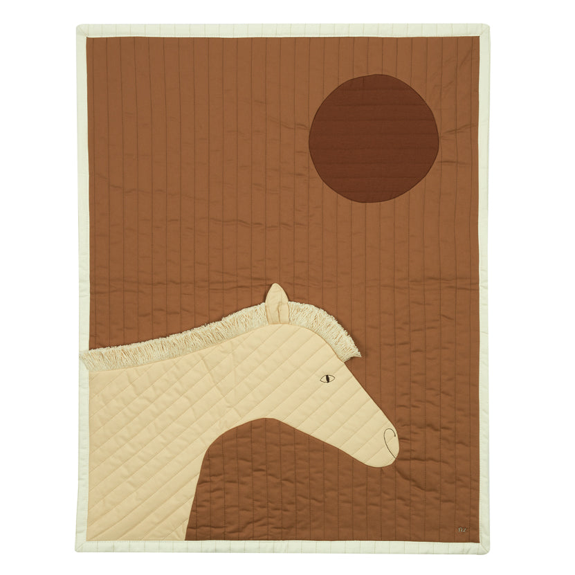 Nobodinoz Horse Arty Quilt 8435574931153