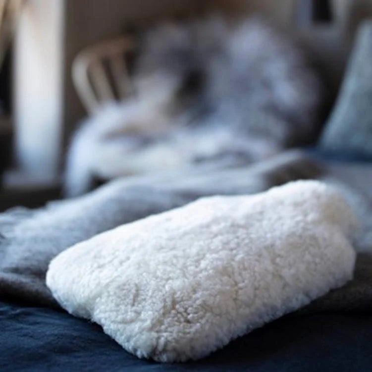 Kerri Sheepskin Hot Water Bottle Cream