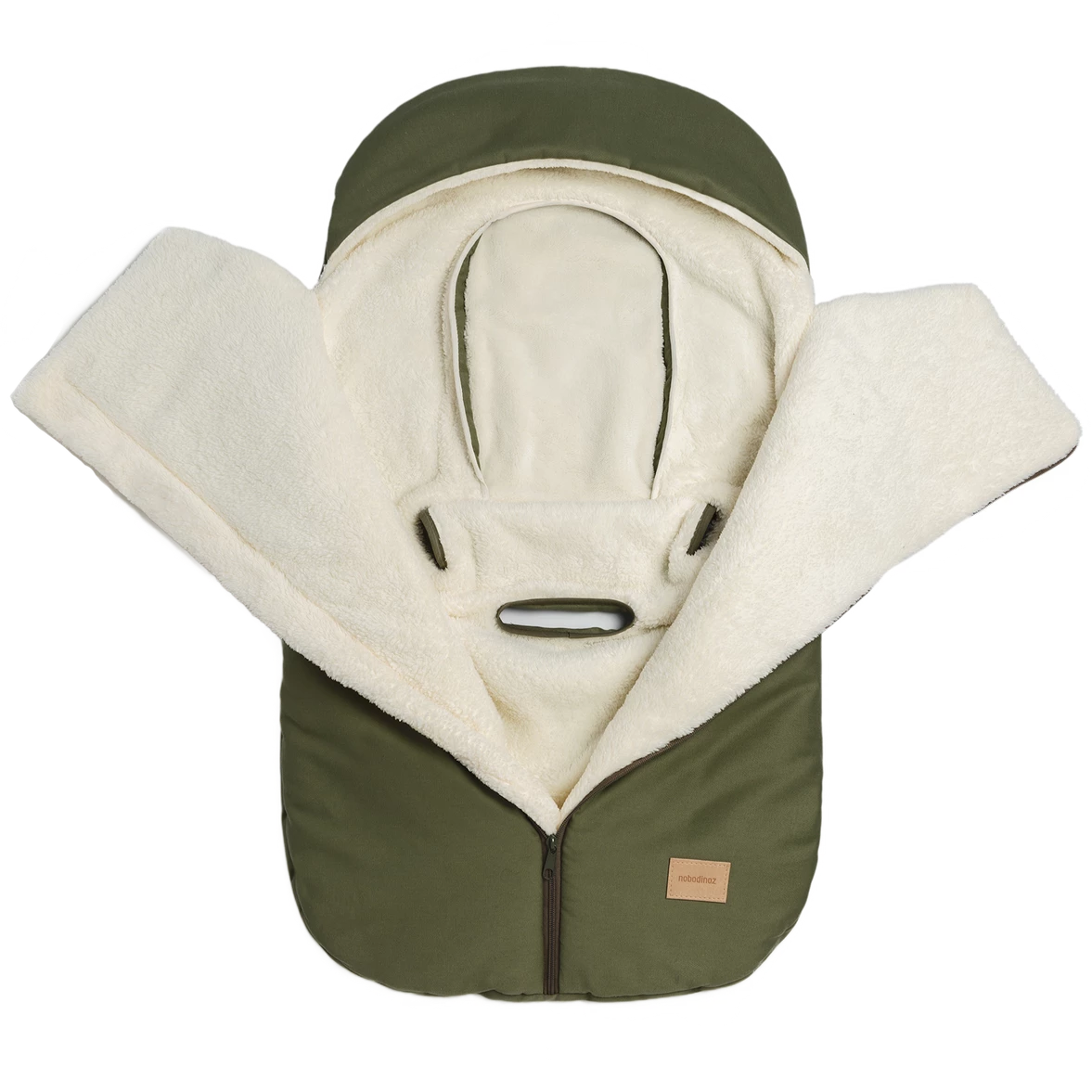 Nobodinoz Hyde Park Waterproof Footmuff 6-18 months London Green