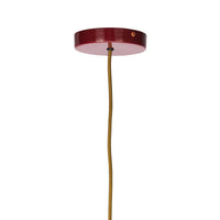 Thumbnail for Enamel Ceiling Lamp - Maroon