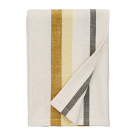 Thumbnail for Striped Kitchen Towel - Off White, Golden Orange