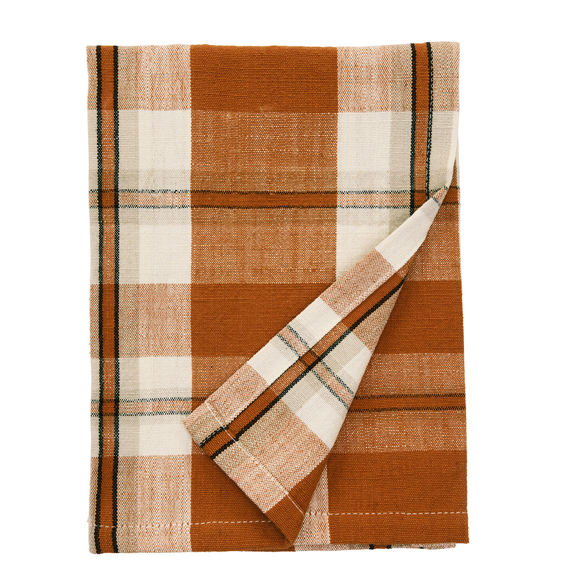 Striped Kitchen Towel - Pumpkin Spice