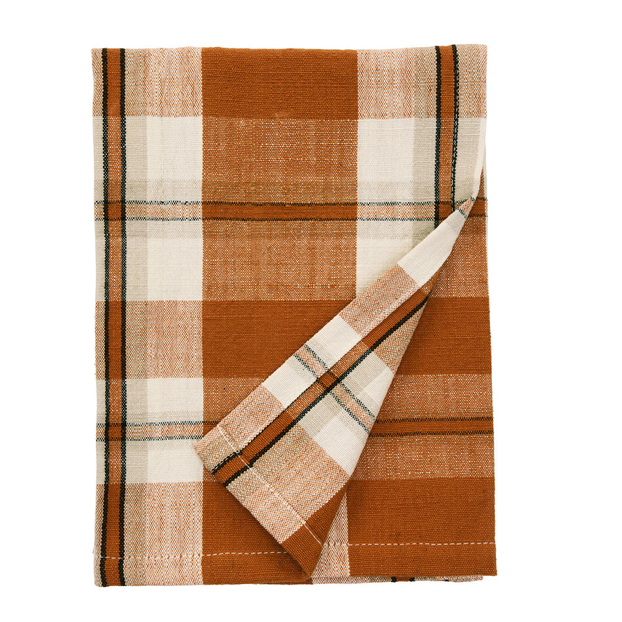 Striped Kitchen Towel - Pumpkin Spice