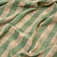 Thumbnail for Recycled Cotton Throw - Green, Beige