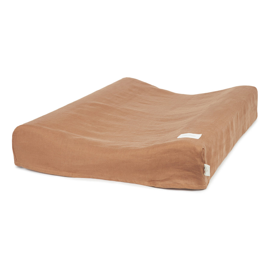 Nobodinoz Lin Francais Changing Mat & Cover Noisette
