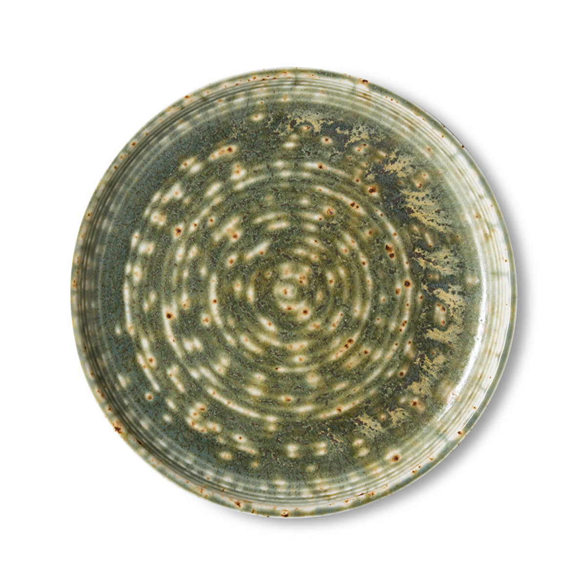 HKliving Chef Ceramics: Side Plate Rustic Green