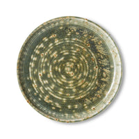 Thumbnail for HKliving Chef Ceramics: Side Plate Rustic Green