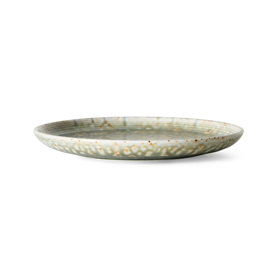 Chef Ceramics: Side Plate Rustic Green